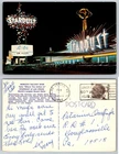 Vintage 1969 Stardust Hotel Las Vegas Nevada Neon Sign Postcard Posted