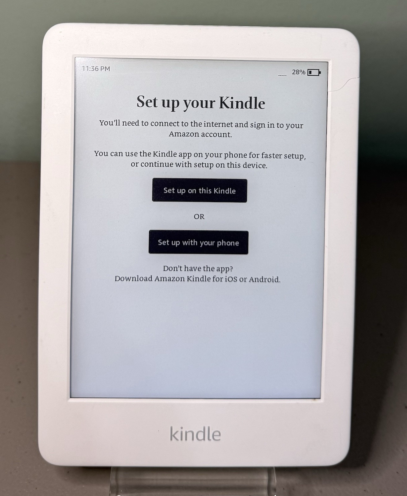 10th Gen Amazon Kindle eReader 2019 Model J9G29R in White-image