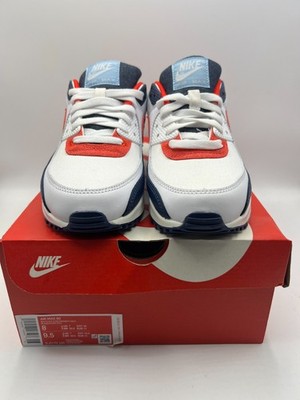 Nike Air Max 90 DJ5170-100 Shoes Unisex M8/W9.5 White Chile Red