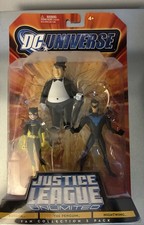 2009 Justice League Unlimited Fan 3-Pack Penguin Batgirl Nightwing Mattel DC