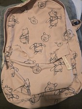 Vintage 1997 Disney Winnie The Pooh Soft Cotton 15 Backpack Primark