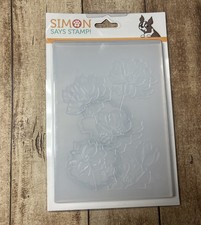 Simon Says Stamp Fantastic Florals Embossing Folder  Cutting Die New in Package