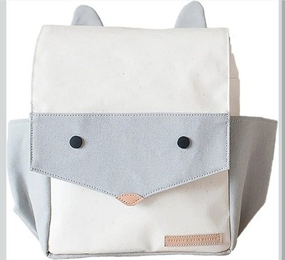 Petunia Pickle Bottim Mini Me Critter Pack, Grey Fox