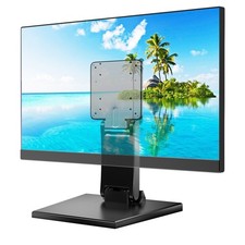 Lay Flat Low Profile Monitor Stand - for 14-24" Screens Ergonomic Adjustable ...