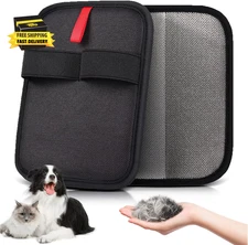 Pet Hair Removal Glove Brush – Reusable Grooming Tool for Cats and Dogs, Ideal f