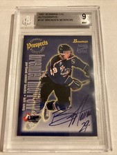 1997-98 Bowman CHL Auto Brenden Morrow #147 Auto- BECKETT 9- 🔥🔥