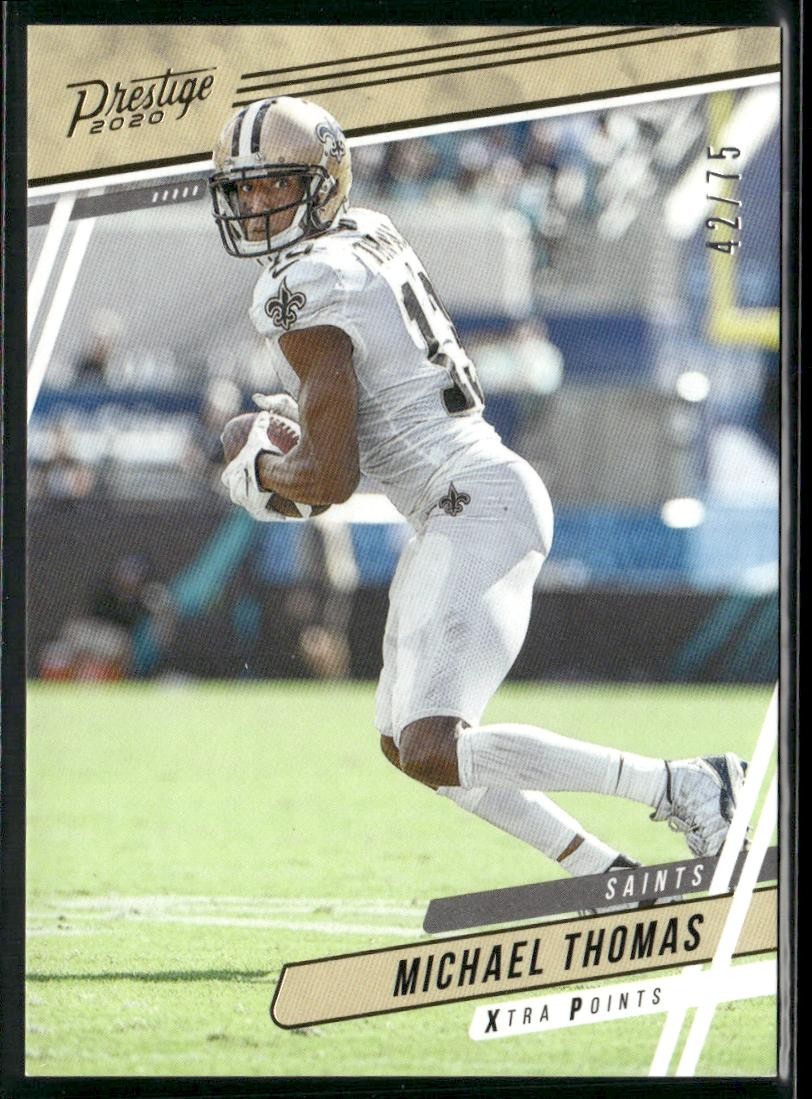 2020 Panini Prestige Michael Thomas #166 Xtra Points Gold /75 New Orleans Saints