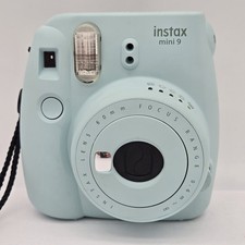 Fujifilm Instax Mini 9 Instant Film Camera Ice Blue Refurbished Works