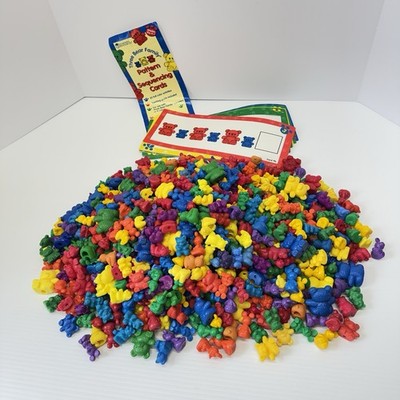 Learning Resources Counters Three Bear Family Sorting Counting Rainbow Lot 700+