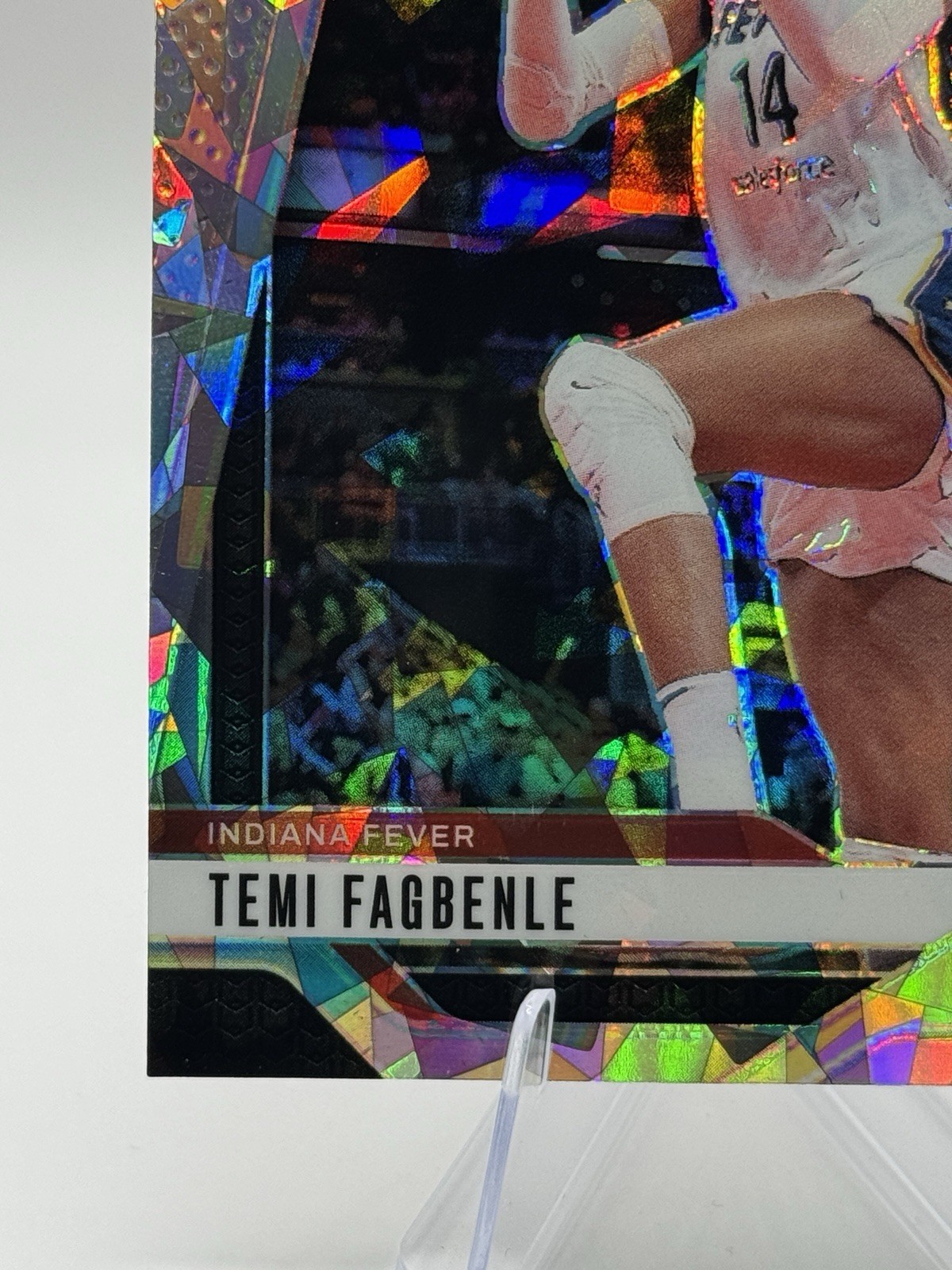 ❄️ 2024 WNBA Panini Prizm - Temi Fagbenle #136 Ice Prizms - Indiana Fever view 8
