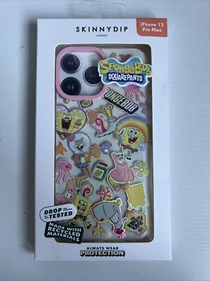 SkinnyDip SpongeBob Square Pants iPhone 13 Pro Max Phone Case New
