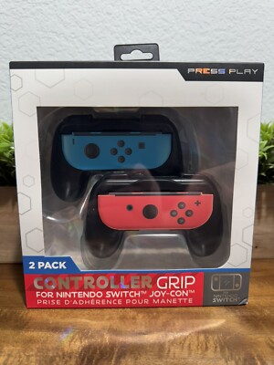 Press Play 2 Pack Controller Grip For Nintendo Switch Joy-Con Brand New Sealed