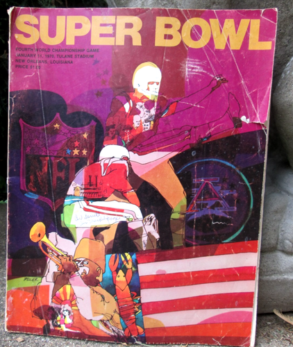 1970 Super Bowl IV 4 Official Program Kansas City Chiefs Minnesota Vikings - 第 1/9 張圖片