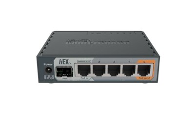 4752224002785 Mikrotik hEX S Kabelrouter Gigabit Ethernet Schwarz MikroTik