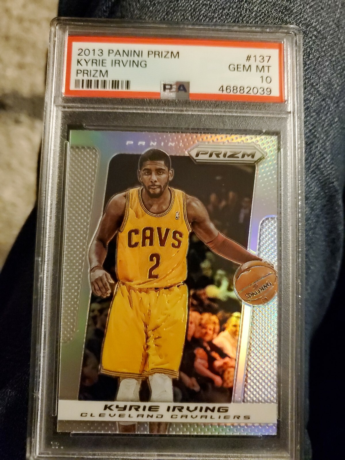2013 Kyrie Irving Panini prizm Prizm (silver) 2nd yr