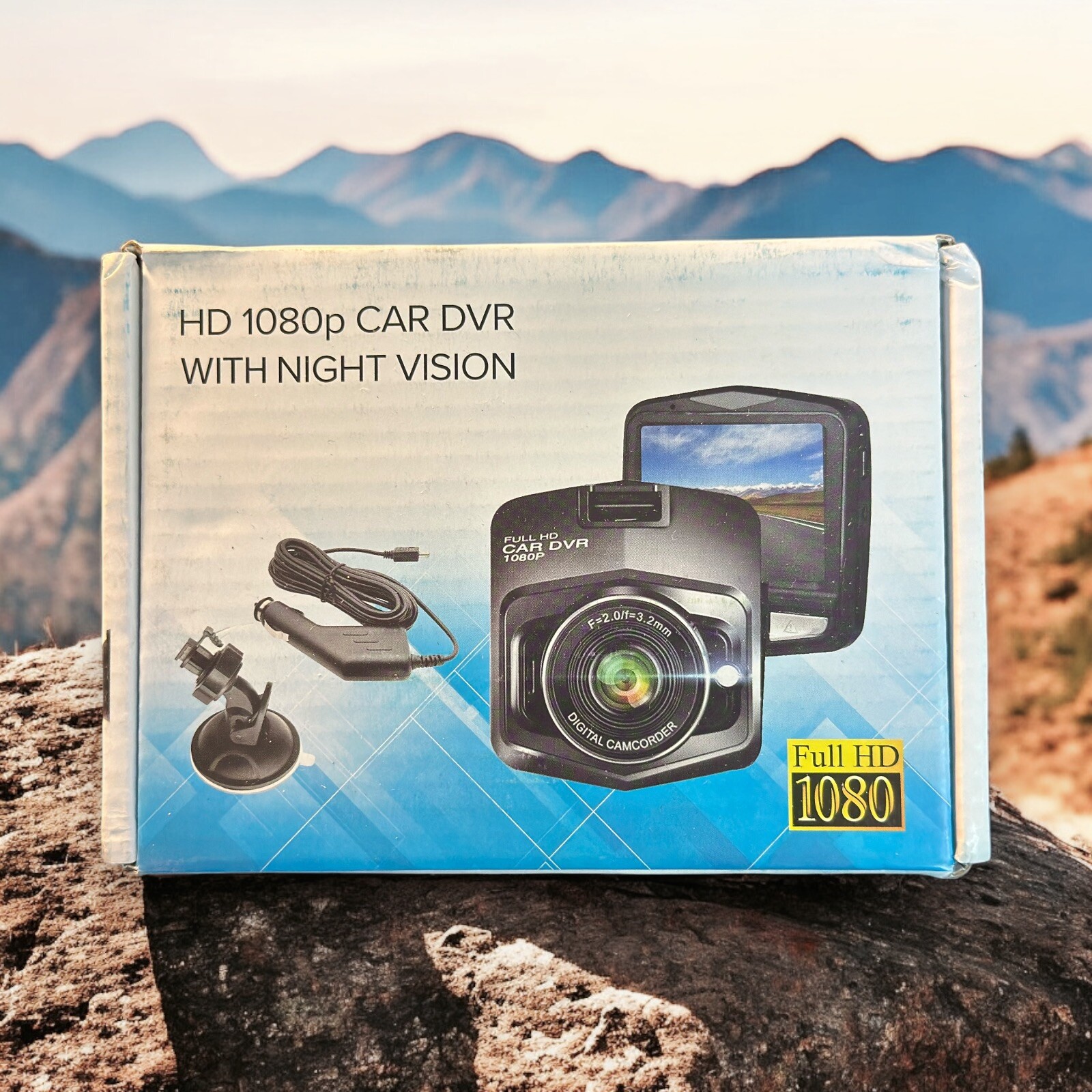 HD 1080P Dash Cam With Night Vision &bull; 2.4&rdquo; LCD Display &bull; Automotive Car DVR
