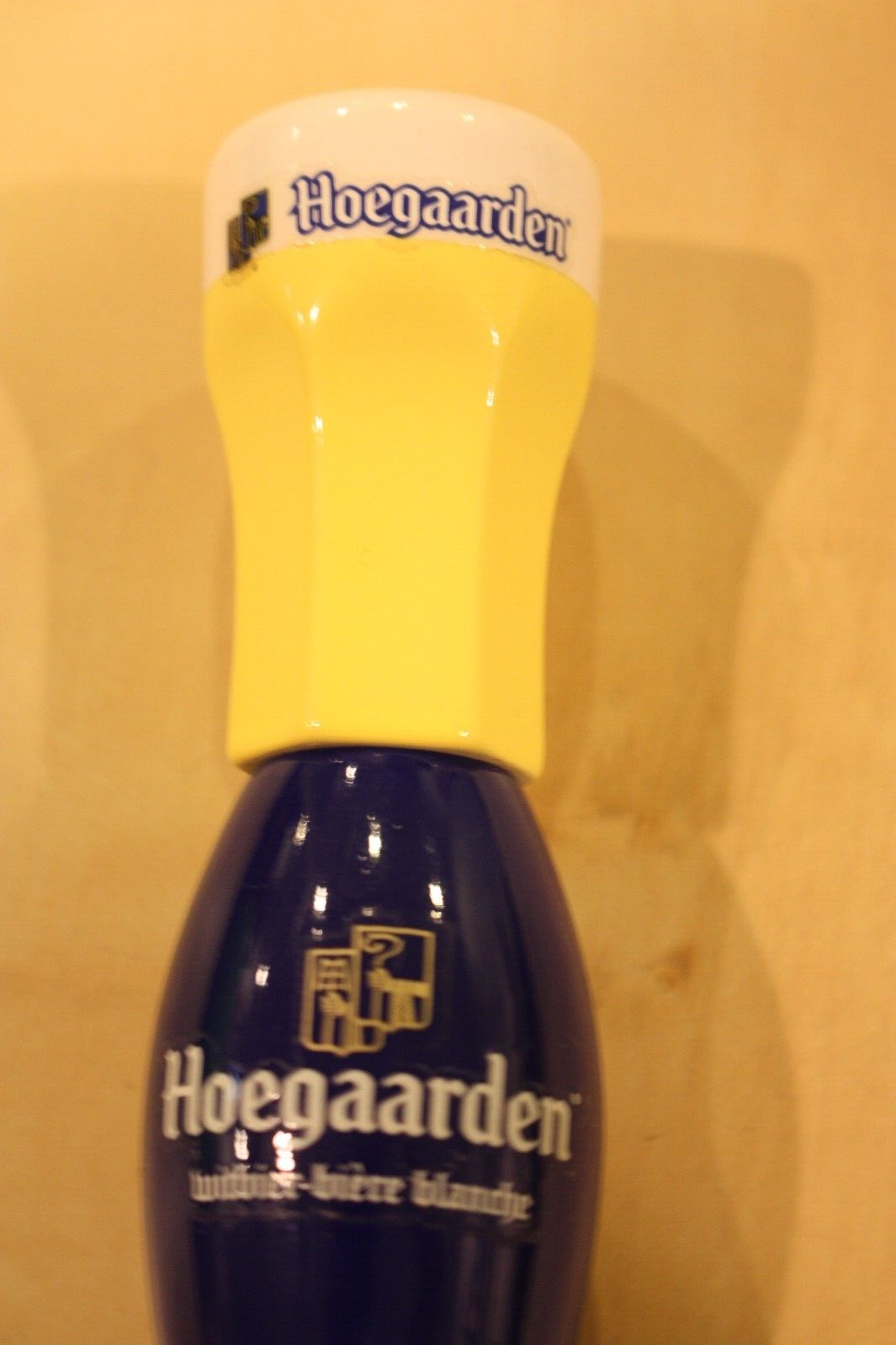 BEER TAP HANDLE HOEGAARDEN WITBIER SHORT WOOD eBay