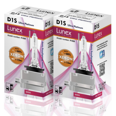 D1S NEU LUNEX HID XENON kompatibel mit 9285 141 294 color 8000K 2 x Stück 