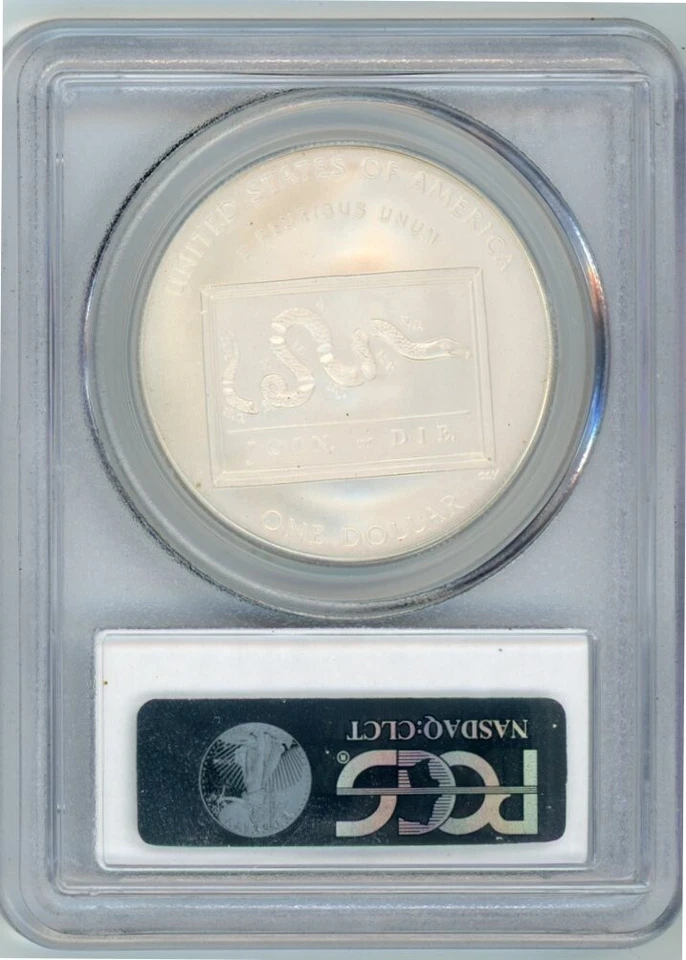 2006P FRANKLIN-SCIENTIST COMMEMORATIVE $1 PCGS MS70 Cert. 30391515 - Image 2 of 2
