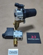 Aventics L01SA4594000061 Solenoid Valve & Parker R374-01B Regulator + Warranty!