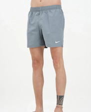 Costume uomo short Nike NESSF560-051 grigio-bianco