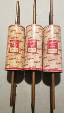 LOT OF THREE BUSSMANN LIMITRON KTS400 400 AMP FAST ACTING FUSES
