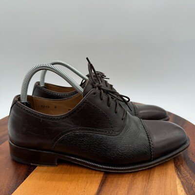 Magnanni Blanco Aldomar Dress Shoes Mens 8 Brown Brogue Cap Toe Oxfords