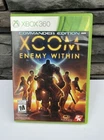 XCOM: Enemy Within Commander Edition Microsoft Xbox 360 2013 Complete Works