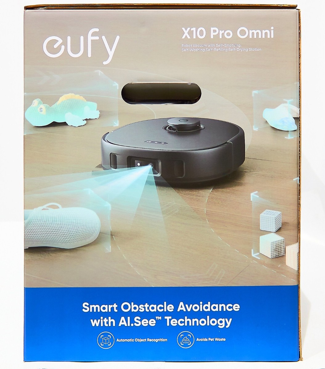 ✓ Anker Eufy X10 Pro Omni Robot Vacuum 8000Pa Dual Mops Auto