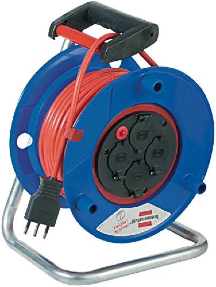 (TG. 25 m) Brennenstuhl 1208855 Avvolgicavo, 3500 W, 230 V, 25 m - NUOVO