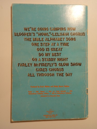 Psalty's Camping Adventure Kids Praise 5 songbook 1986 Maranatha Music Psalty - Picture 2 of 6