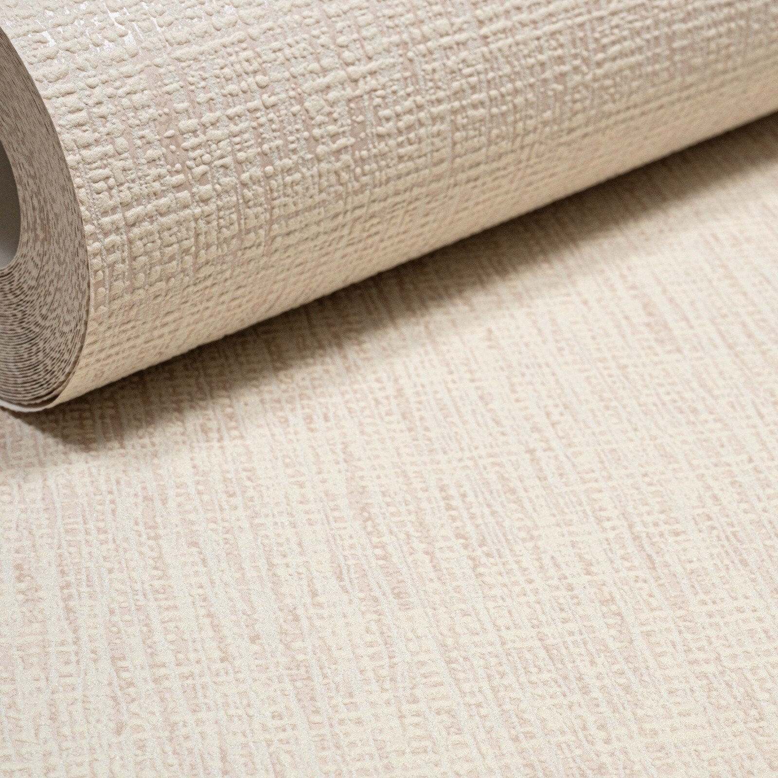 Plain Cream Beige Wallpaper Industrial Effect Textured Feature Wall Lounge Vinyl
