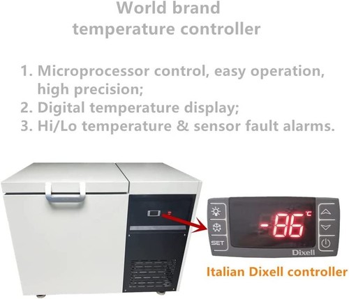 "Refrigerador de almacenamiento de temperatura ultra baja Lab -86°C 3.7Cu pies 16*18*21.6" - Imagen 6 de 7