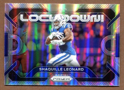 Shaquille Leonard 2023 Panini Prizm Lockdown! Prizms Silver