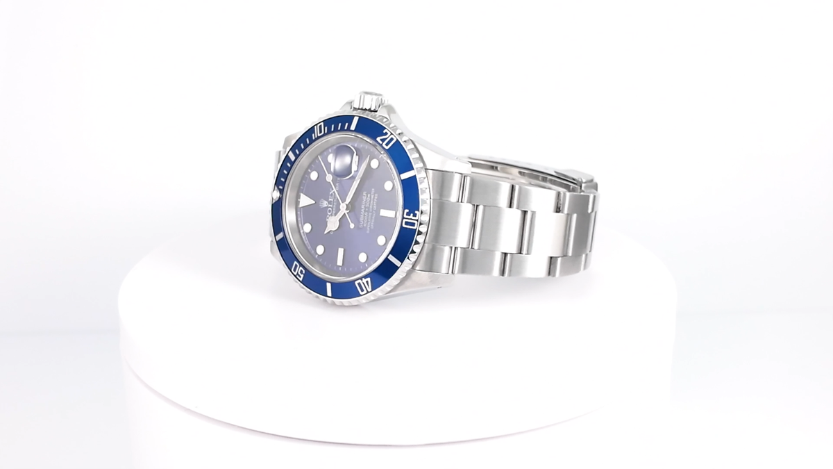 ROLEX SUBMARINER 16610 S/STEEL OYSTER 40MM WATCH BLUE LUMINOUS ROLEX SUBMARINER 16610 S/STEEL OYSTER 40MM WATCH BLUE LUMINOUS