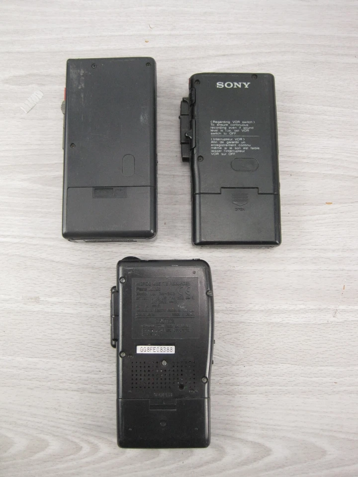 Sony M740,M527V Panasonic RN-302  Handheld Cassette-Recorder Tape Recorder Lot - Image 3 of 3