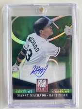 2014 Donruss Elite Manny Machado #33 Turn of the Century  Auto