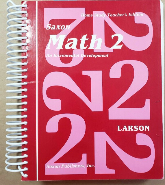 Saxon Math 2 Home Study Teacher Edition Spiral Bound 1994 Homeschool 2nd Grade EBay Saxon math 2 home study teacher edition spiral bound 1994 homeschool 2nd grade ebay