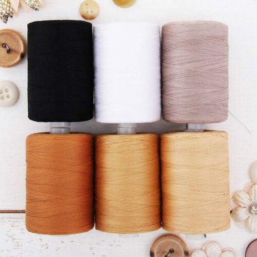 100% Cotton Thread Set | 6 Quilting Colors | 1000M (1100 Yards) Quilting Sewing - Afbeelding 1 van 7