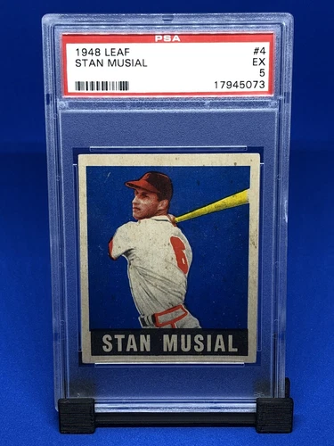 1948 Leaf Stan Musial #4 PSA 5 HOF Nice Centering!
