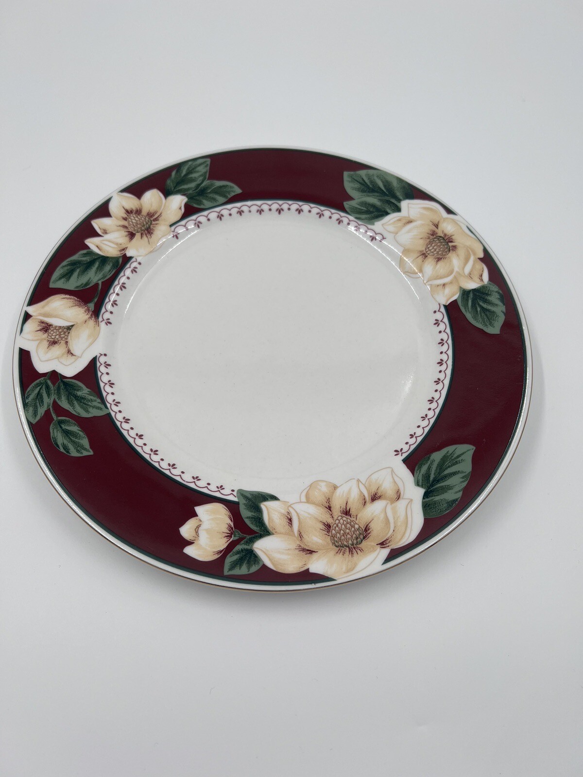 Gibson MAGNOLIA BLOOM Dinner Plate (10 1/2” diameter) eBay