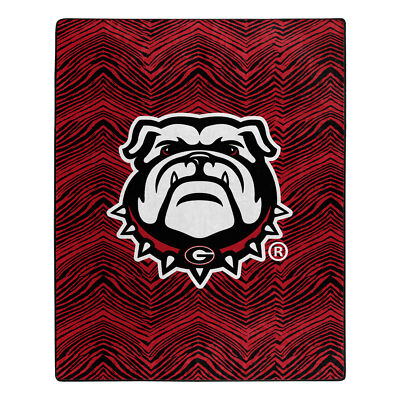 Zubaz X Northwest NCAA Georgia Bulldogs Zubified Throw Blanket