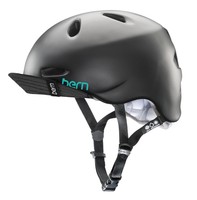 Bern Women's Berkeley Summer Helmet With Visor - Satin Black, Medium/large Bern Women's Berkeley Summer Helmet With Visor - Satin Black, Medium/large