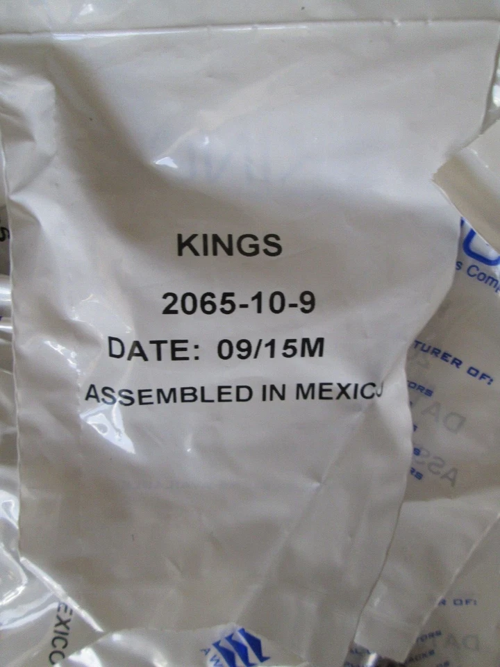 BNC Male Crimp Connector KINGS 2065-10-9 75 Ohm Gold Plated Pin Mil Spec Quality - Image 3 of 3