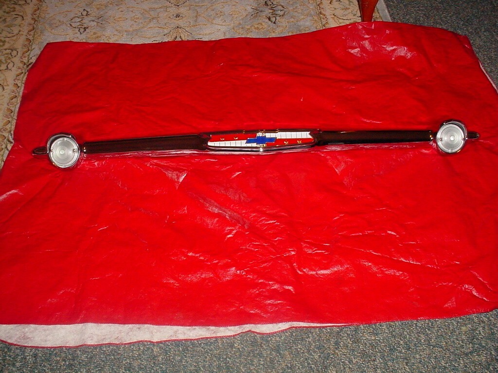 1957 Chevy Grille Bar Assembly eBay