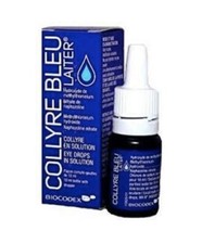 Collyre Bleu Laiter Eye Drops in Solution 10 mL Bottle with Dropper Exp 02/2026