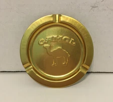 Vintage Camel Emblem Ashtray Metal 3.5”