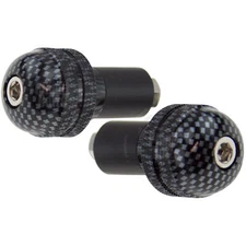 Carbon Handle Bar End CNC Recoil Hollow 7/8" Bars 6mm Cap Weight Slider