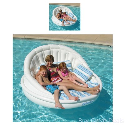 Oversized Swimming Pool Lounger Float Chair Inflatable Big Aqua Sofa