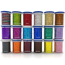 VEEVUS HOLOGRAPHIC TINSEL - Fly Tying Jig & Craft Material - Small Medium Large